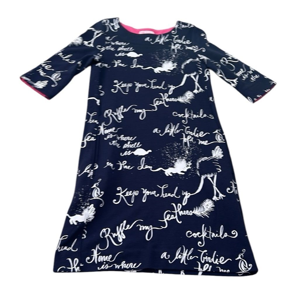 Lilly Pulitzer Girls Ruffle My Feathers Dress Girls Size 7